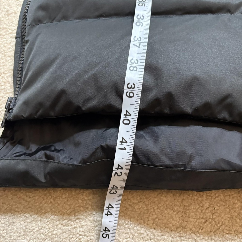 Mondetta MPG 650 Down Parka Jacket Mens Medium Black Long Hooded Puffer Coat - Picture 9 of 15